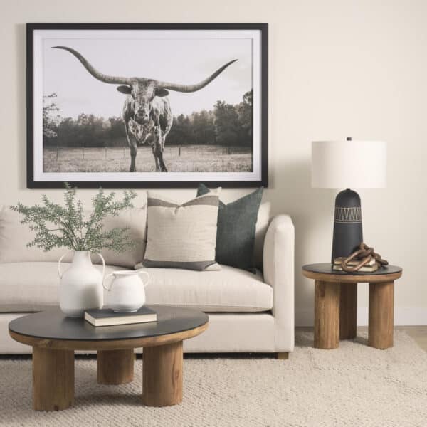 Longhorn Last Call BW by Nathan Larson