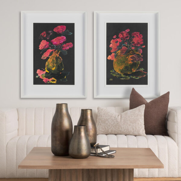 Midnight Flower Framed Series