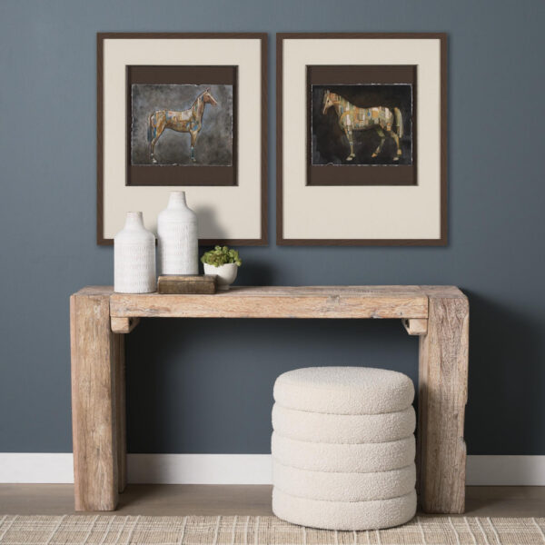 Mosaic Horse Framed Series