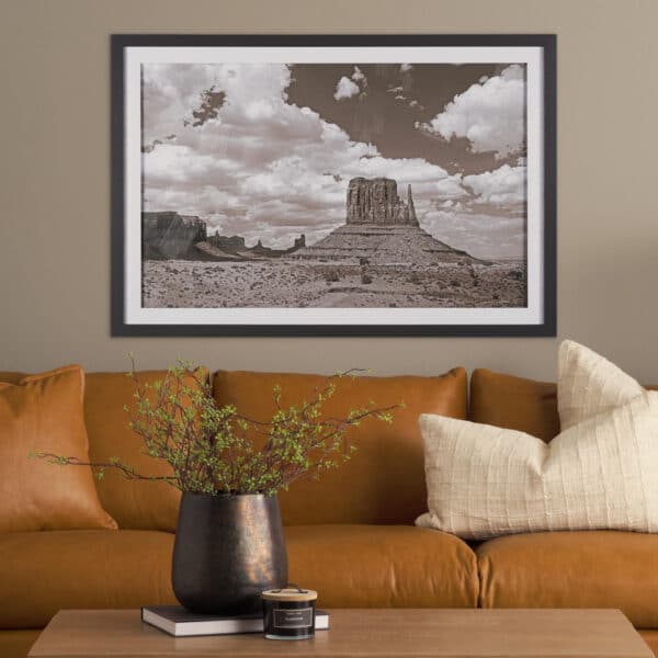 Monument Valley II Sepia by Debra Van Swearingen