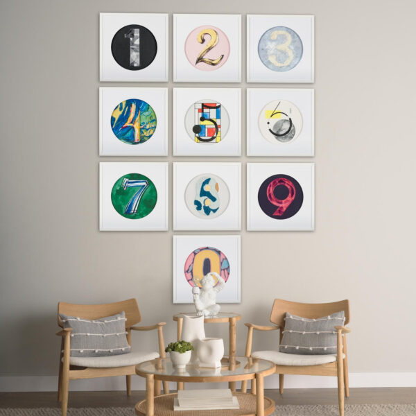 Numbers Framed Series