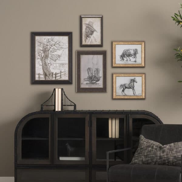 Old West Collection I (Farm View) by Mercana Studio