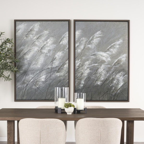 Pampas Grass Breeze Canvas Series