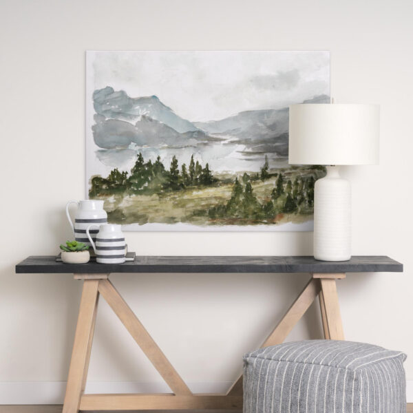 Overcast Reservoir Canvas Series