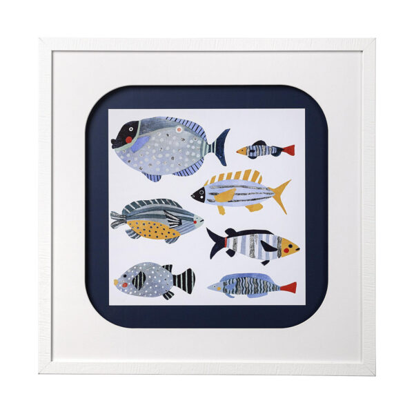 Patterned Fish Framed Series