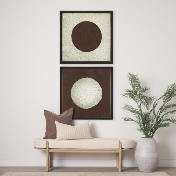 Red Sun and Sky Canvas Series
