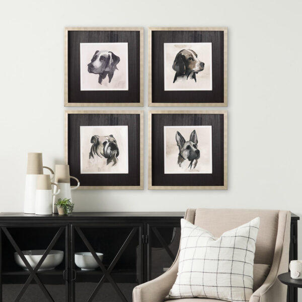 Small Inked Dogs Framed Series