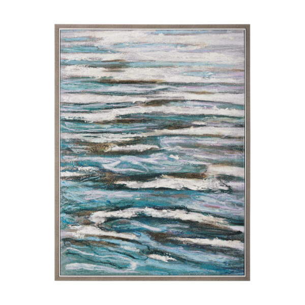 Sunshine Glare on the Waves Canvas Series