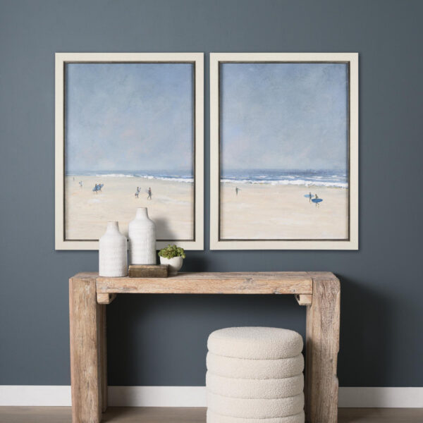 Surfers and the Sea Framed Series