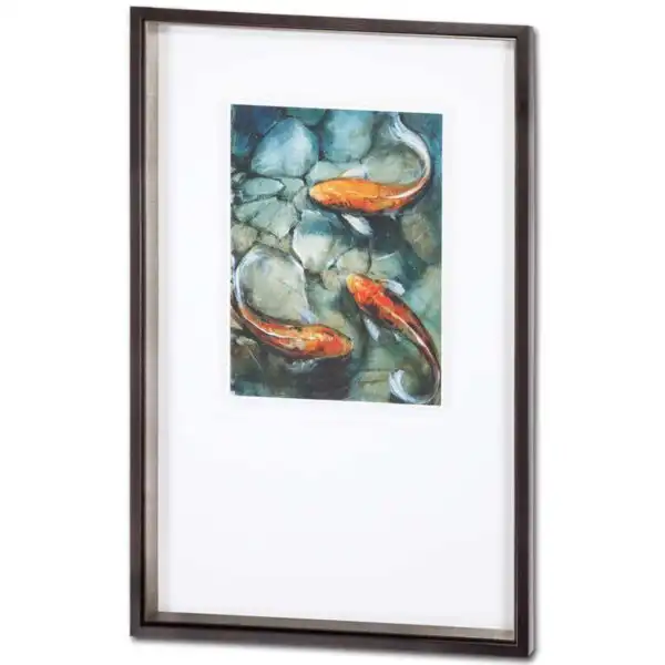 Tres Koi Framed Series