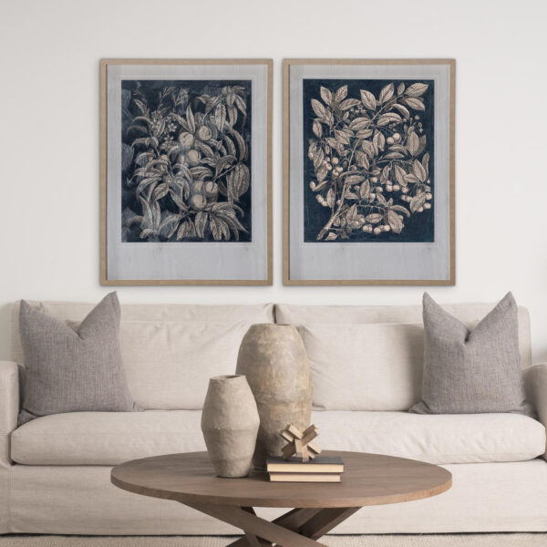 Vintage Fruit & Floral Framed Series