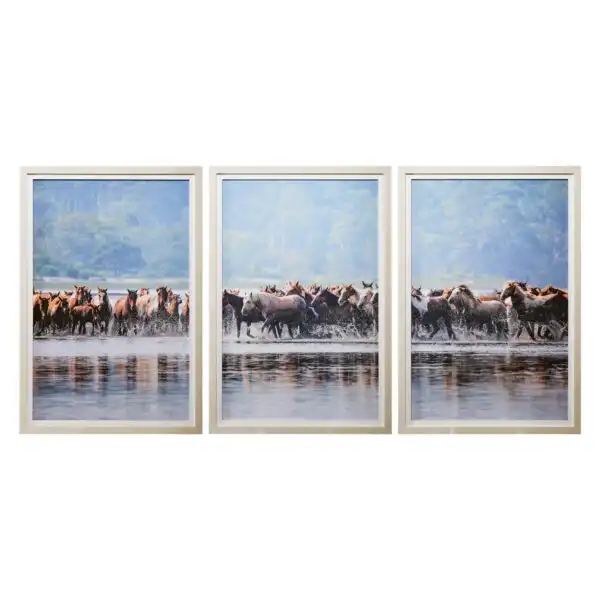 Water Horses Running Framed Series