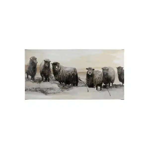 Winter Sheeps Canvas Series