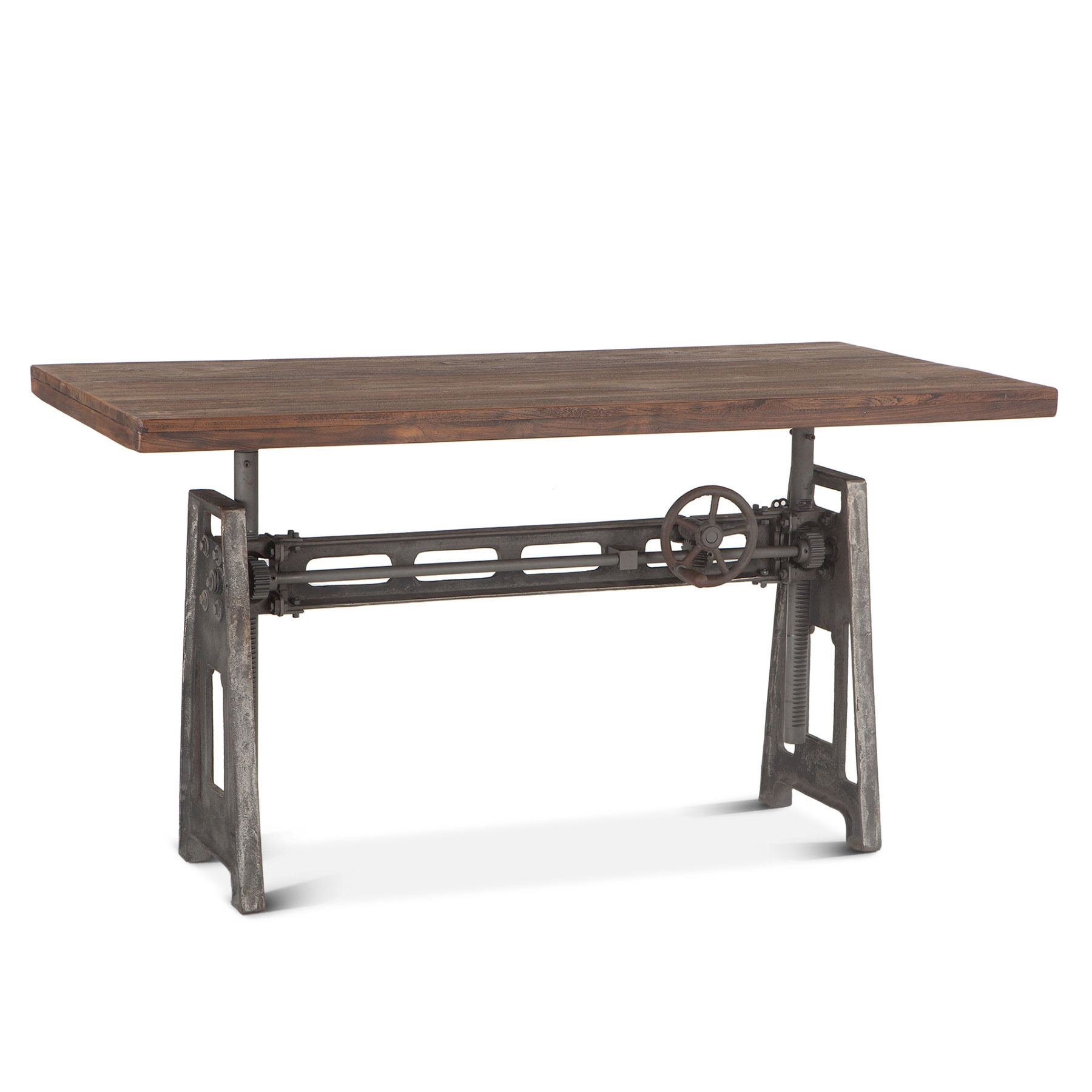 Industrial Loft Adjustable Crank Office Desk