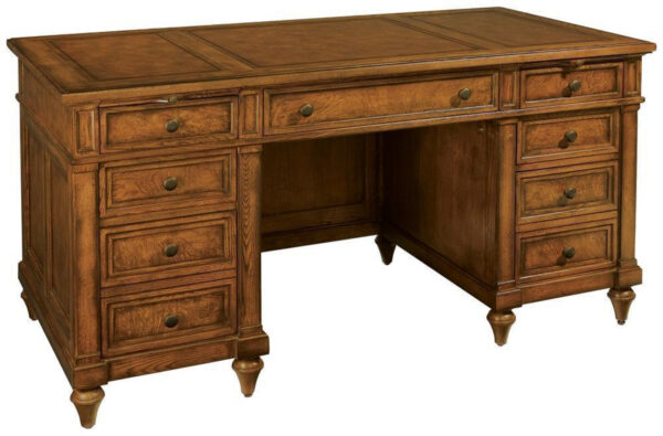 Urban Ash Burl Junior Executive Desk