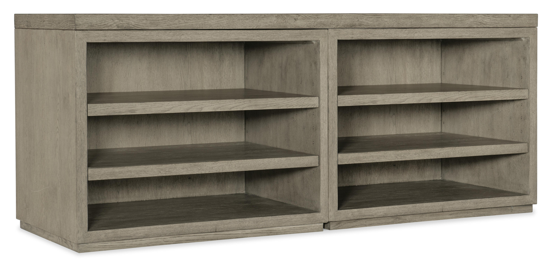 Linville Falls Credenza w/ Two Open Desk Cabinets