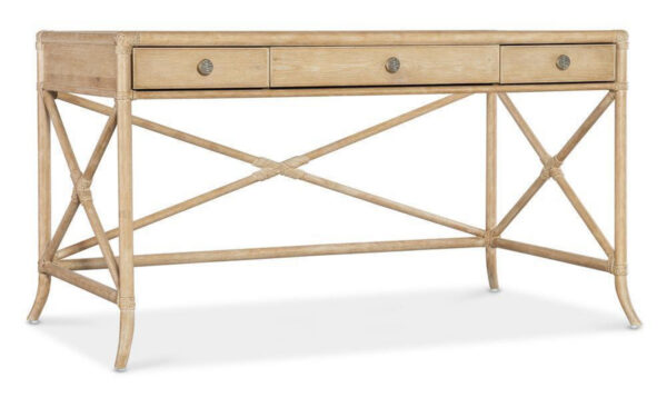 Retreat Pole Rattan Writing Desk - Dune