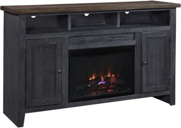Eastport Two Door Fireplace Console