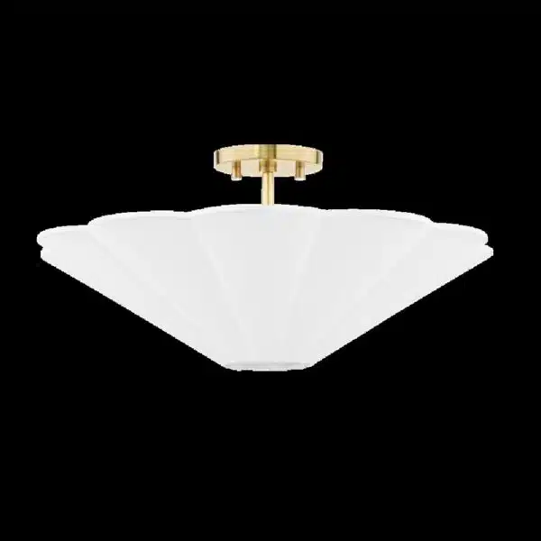 Alana Three Light Semi Flush Mount
