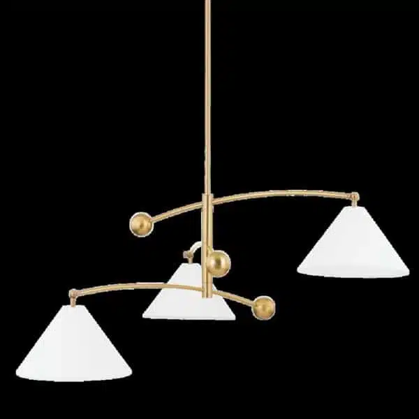 Birdie Three Light Chandelier