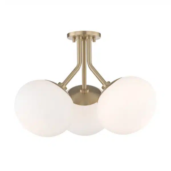 Estee Three Light Semi-Flush