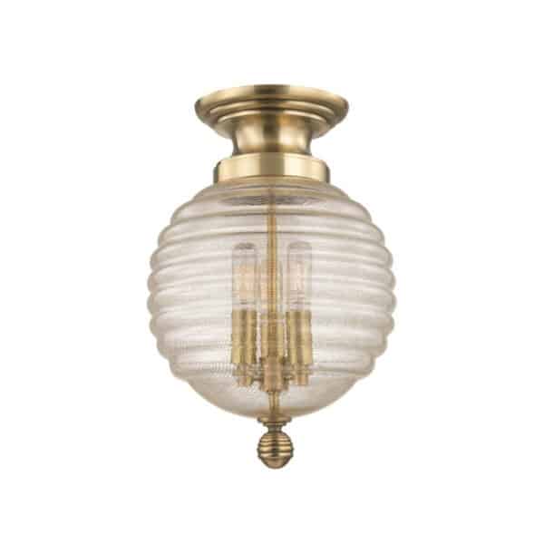 Coolidge Three Light Flush Mount