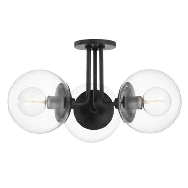 Meadow Three Light Semi Flush