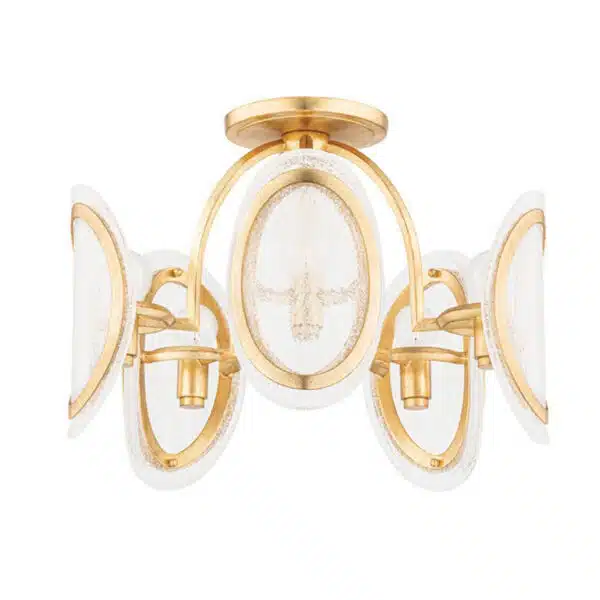 Danes Five Light Semi Flush