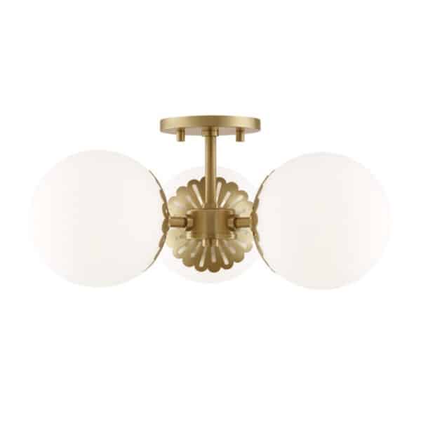 Paige Three Light Semi-Flush