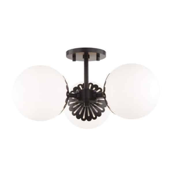 Paige Three Light Semi-Flush