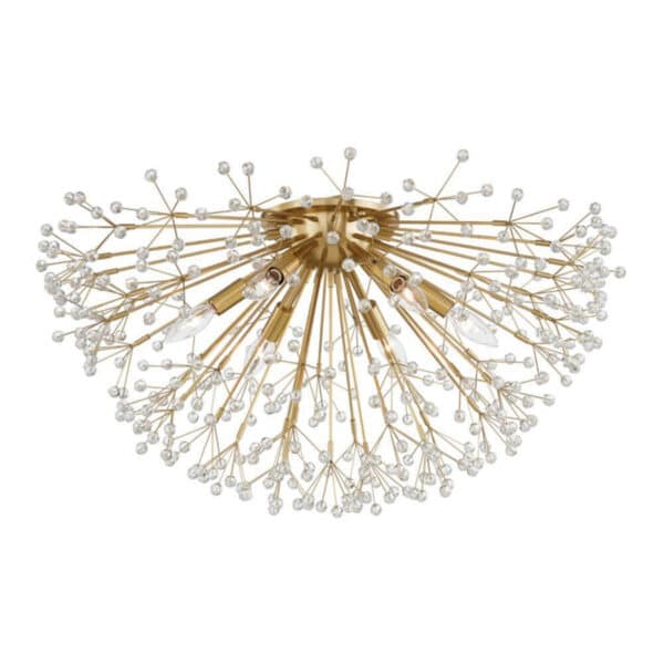 Dunkirk Six Light Semi Flush
