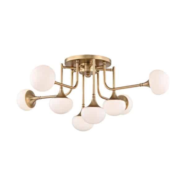 Fleming Eight Light Semi-Flush