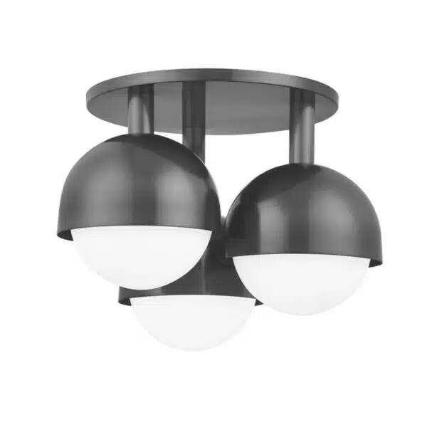 Foster Three Light Semi Flush