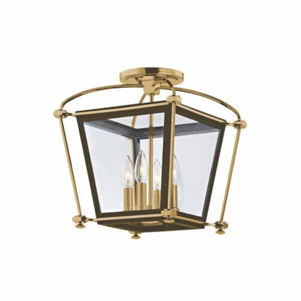 Hollis Four Light Semi-Flush