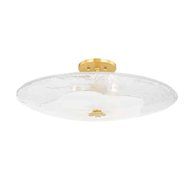 Lago Three Light Large Flush Mount