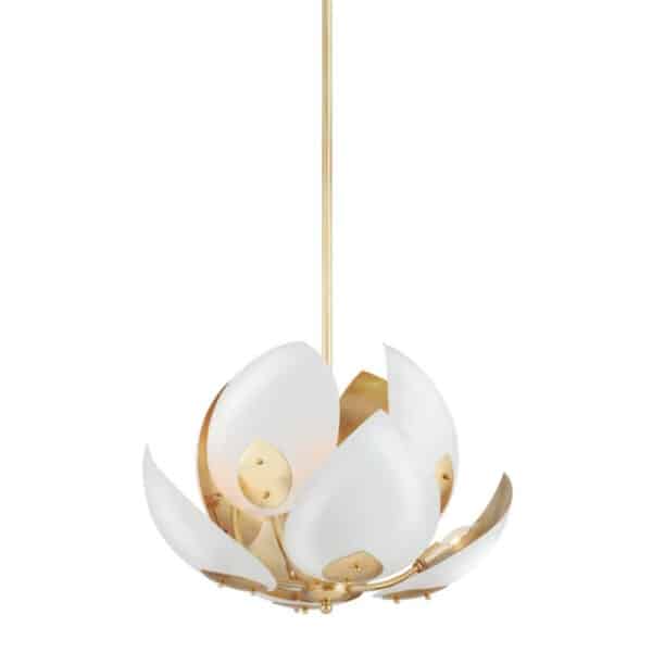 Lotus Eight Light Chandelier