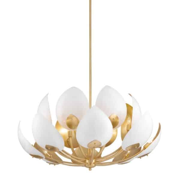 Lotus Sixteen Light Chandelier