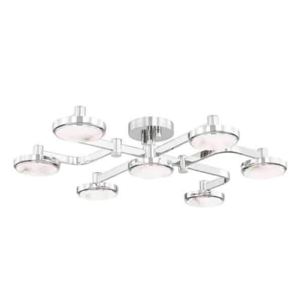 Meander Six Light Chandelier