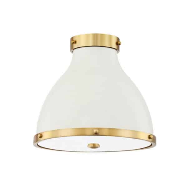 Painted No.3 Two Light Flush Mount
