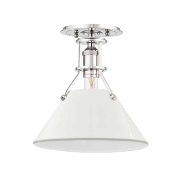 Painted No.2 One Light Semi Flush