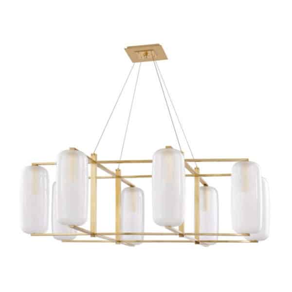 Pebble Eight Light Chandelier