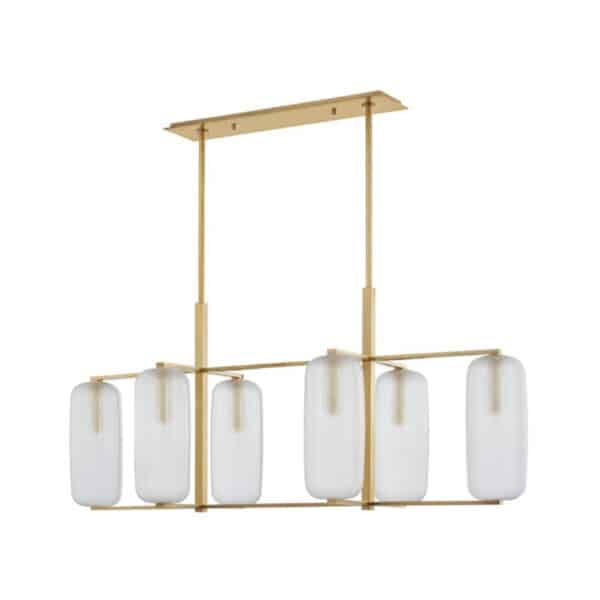 Pebble Six Light Island Light
