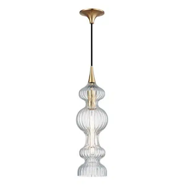 Pomfret One Light Pendant with Clear Glass