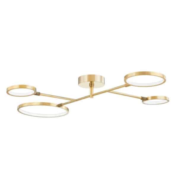 Saturn Four Light LED Flush Mount