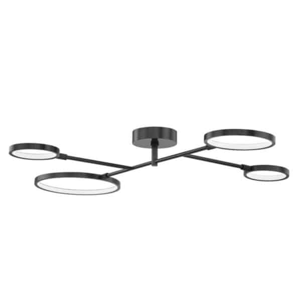 Saturn Four Light LED Flush Mount