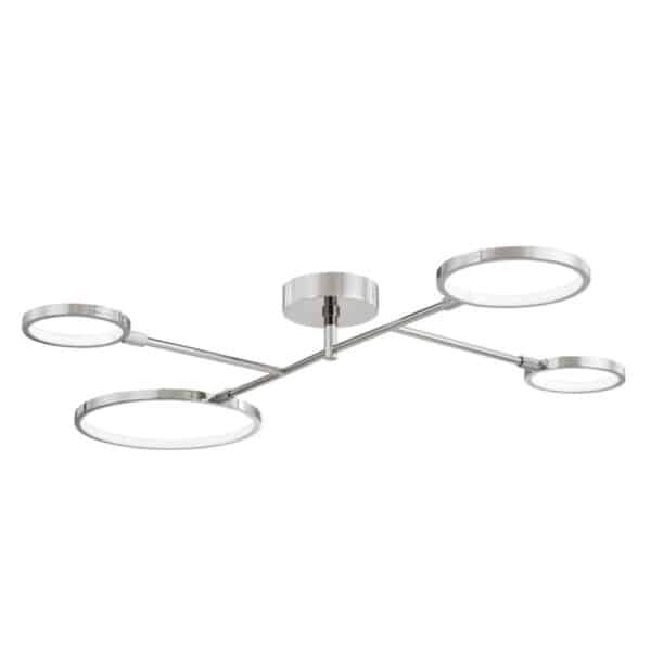Saturn Four Light LED Flush Mount