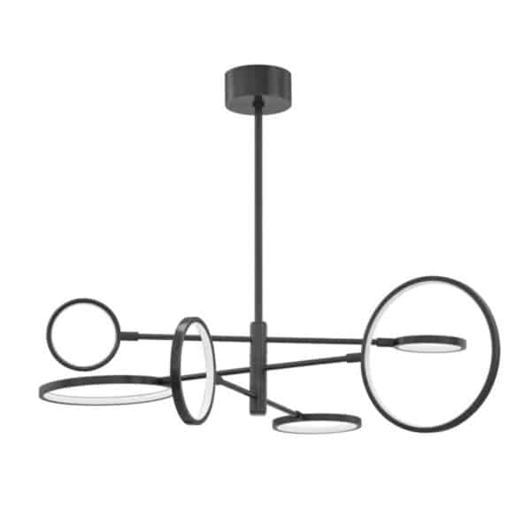 Saturn Six Light LED Chandelier