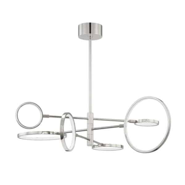 Saturn Six Light LED Chandelier