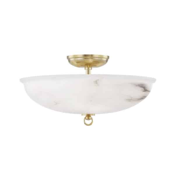 Somerset Three Light Semi Flush