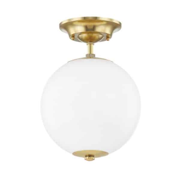 Sphere No.1 One Light Semi Flush